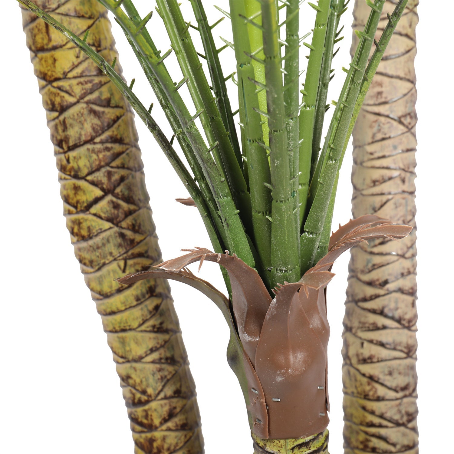 A 180cm tall UV resistant Artificial Parlour Palm Tree with multiple trunks and lush green foliage, perfect for indoor and outdoor decoration.