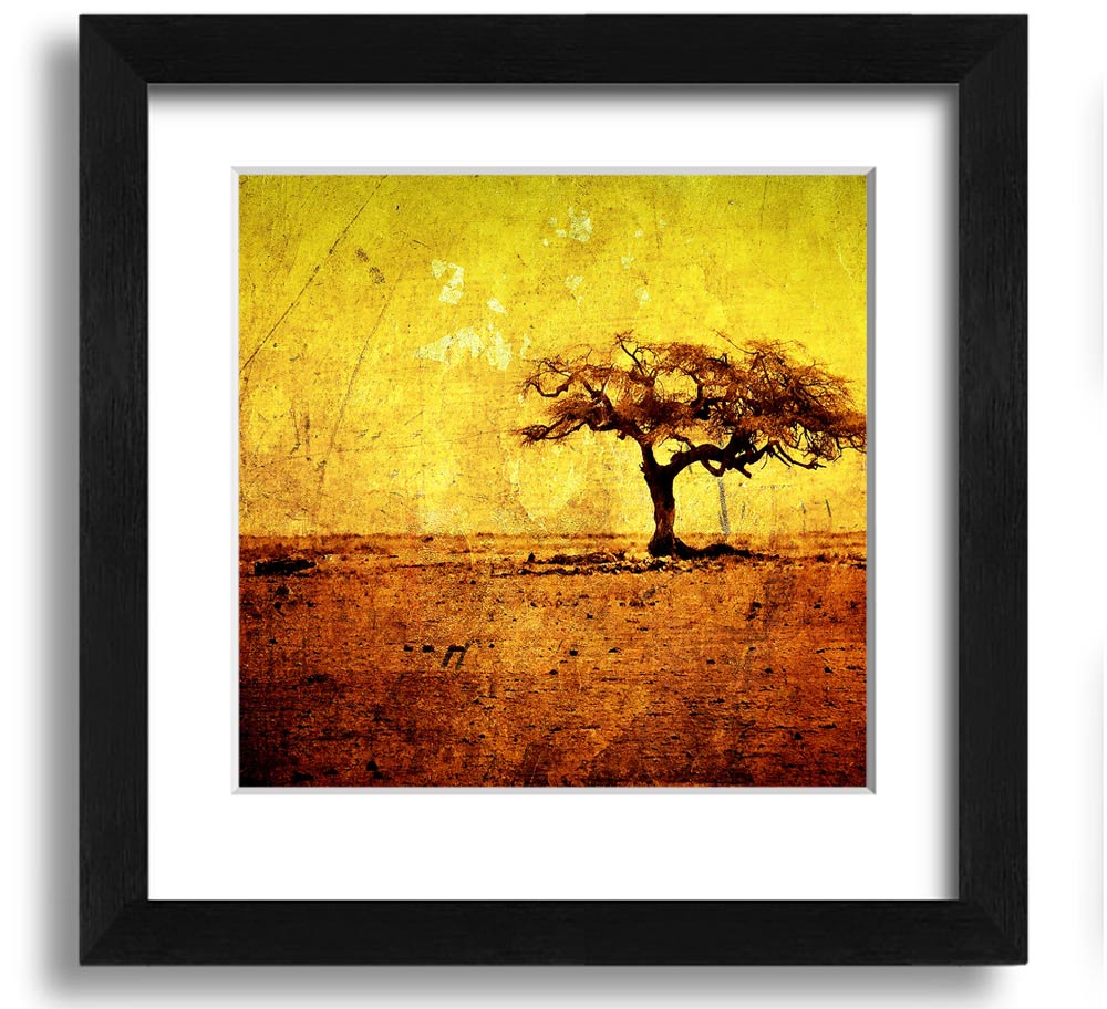 Artistic Texture Square Framed Print showcasing vibrant colors and unique textures, framed in a stylish border.