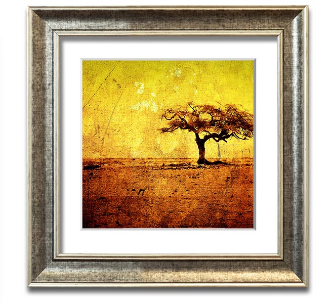 Artistic Texture Square Framed Print showcasing vibrant colors and unique textures, framed in a stylish border.