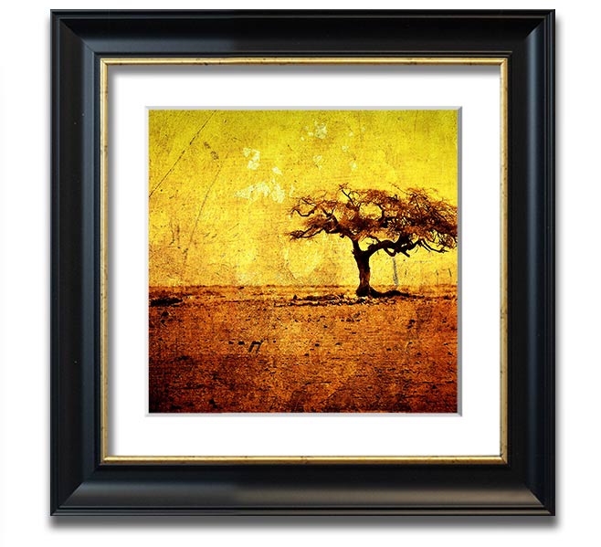 Artistic Texture Square Framed Print showcasing vibrant colors and unique textures, framed in a stylish border.