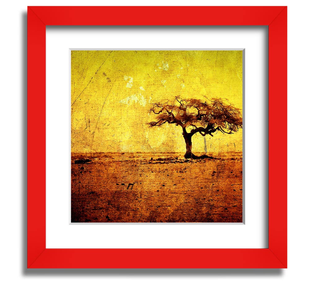 Artistic Texture Square Framed Print showcasing vibrant colors and unique textures, framed in a stylish border.