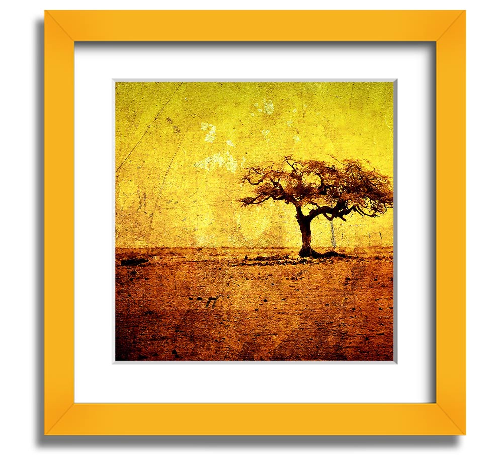 Artistic Texture Square Framed Print showcasing vibrant colors and unique textures, framed in a stylish border.