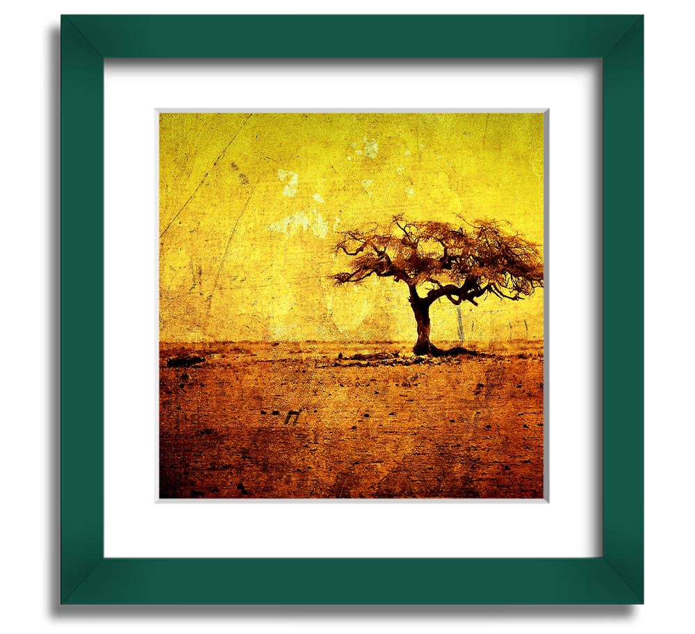 Artistic Texture Square Framed Print showcasing vibrant colors and unique textures, framed in a stylish border.