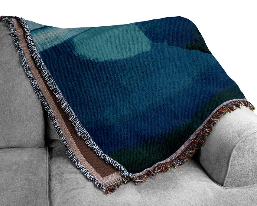 As Above So Below 1 throw blanket made from 100% cotton, featuring a thermal weave design in a luxurious finish, perfect for home decor.