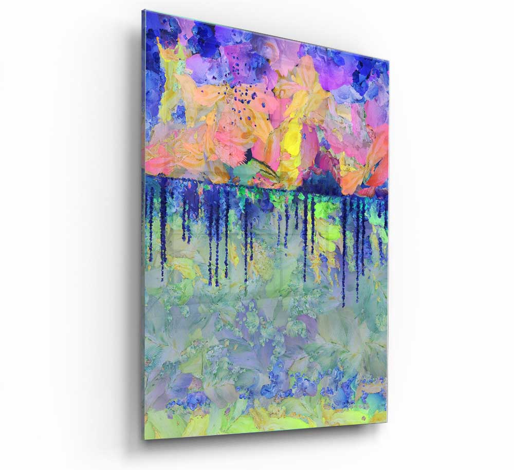 As Above So Below glass print featuring modern design, perfect for stylish home decor.