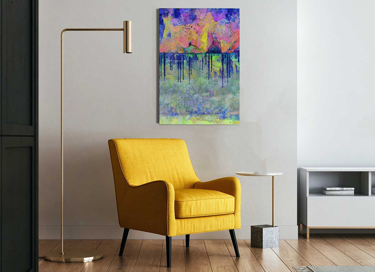 As Above So Below glass print featuring modern design, perfect for stylish home decor.