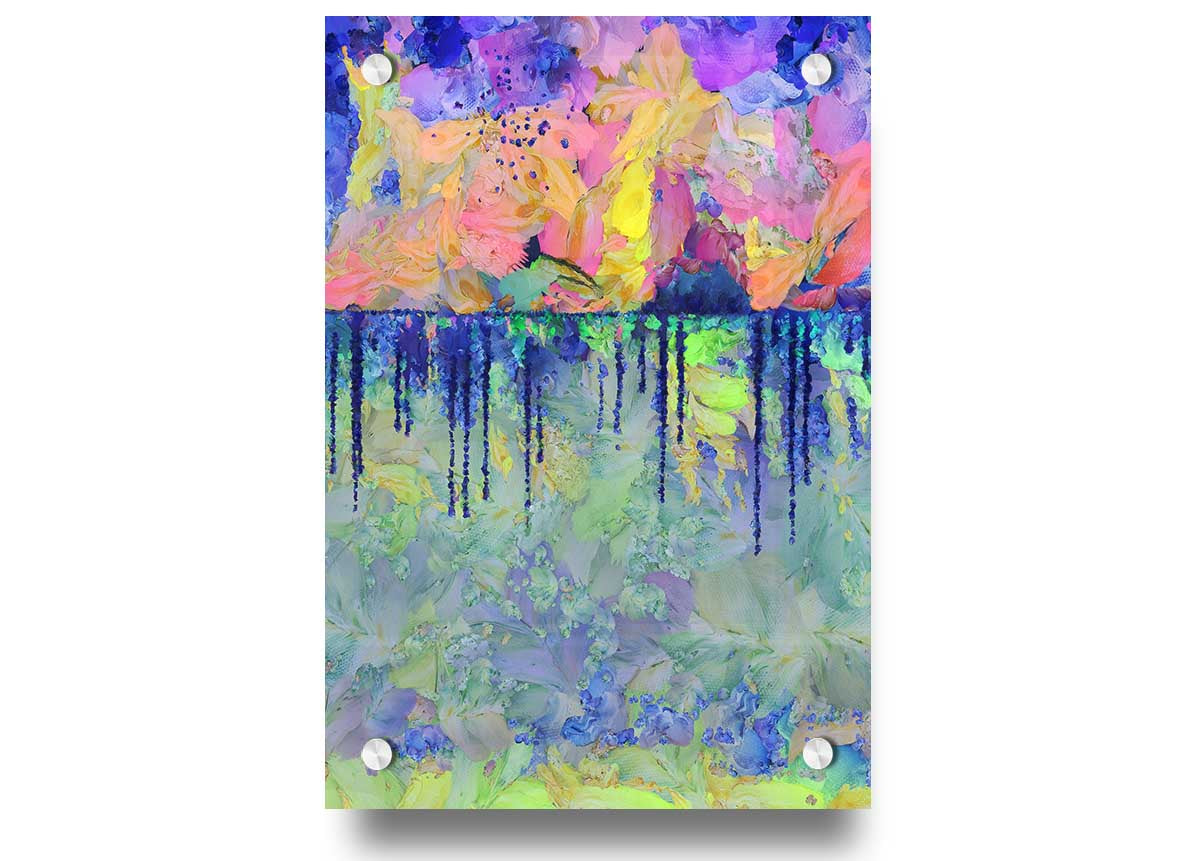 As Above So Below acrylic print showcasing vibrant colors on 5mm thick acrylic glass, perfect for wall decor.