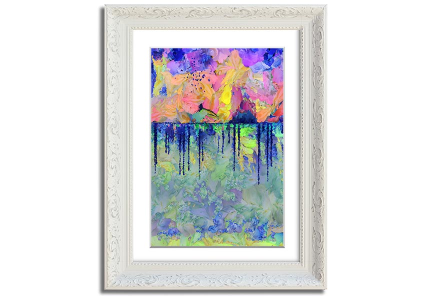 As Above So Below framed print with multiple frame color options, showcasing a unique artistic design.