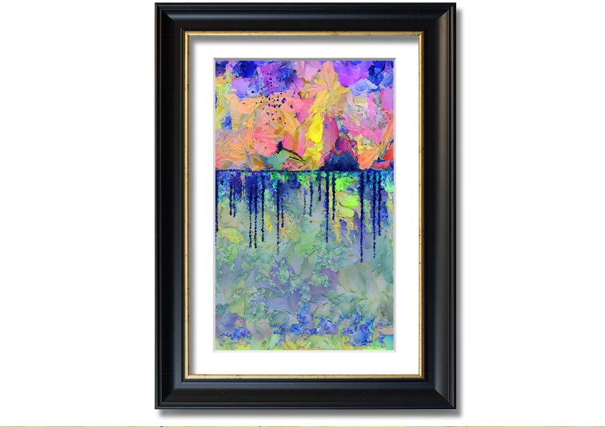 As Above So Below framed print with multiple frame color options, showcasing a unique artistic design.