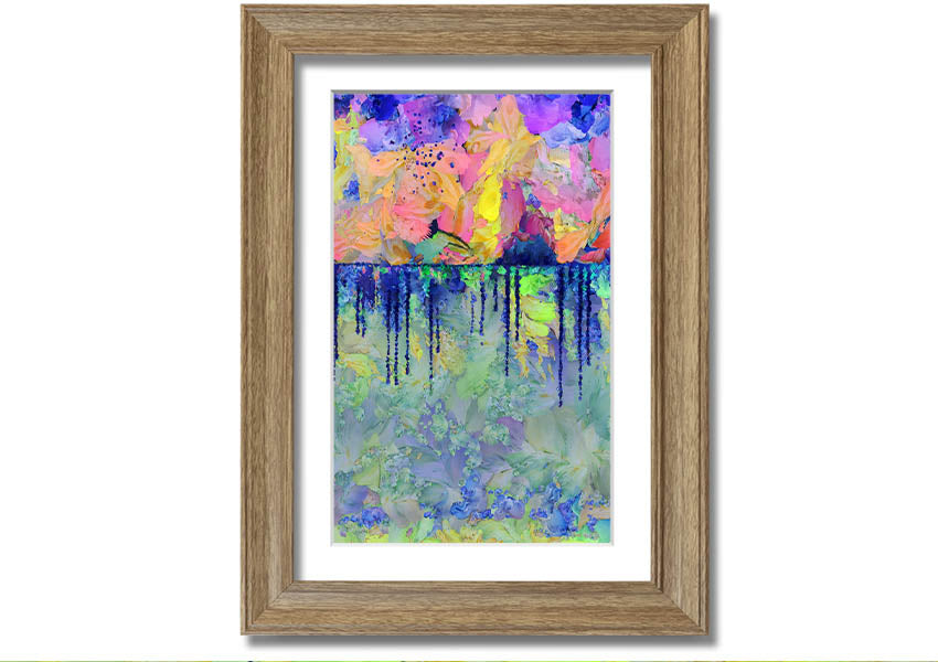 As Above So Below framed print with multiple frame color options, showcasing a unique artistic design.