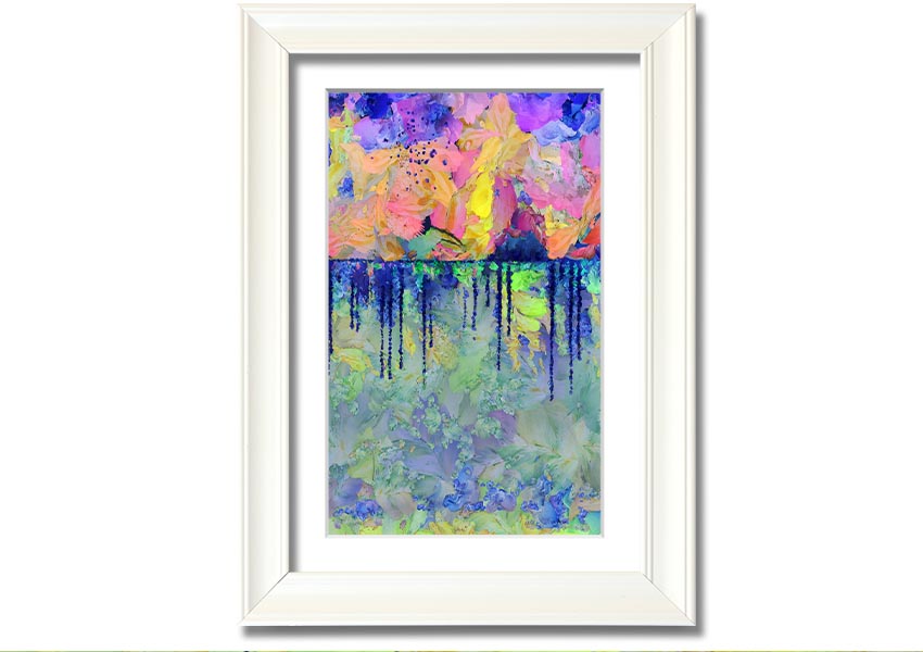 As Above So Below framed print with multiple frame color options, showcasing a unique artistic design.