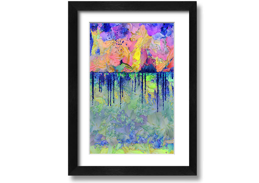 As Above So Below framed print with multiple frame color options, showcasing a unique artistic design.