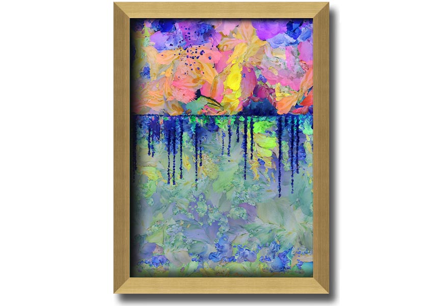 As Above So Below framed print with multiple frame color options, showcasing a unique artistic design.