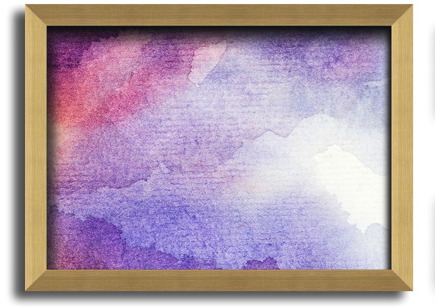 Framed print titled 'As The Clouds Break' showcasing beautiful cloud formations, available in various frame colors.