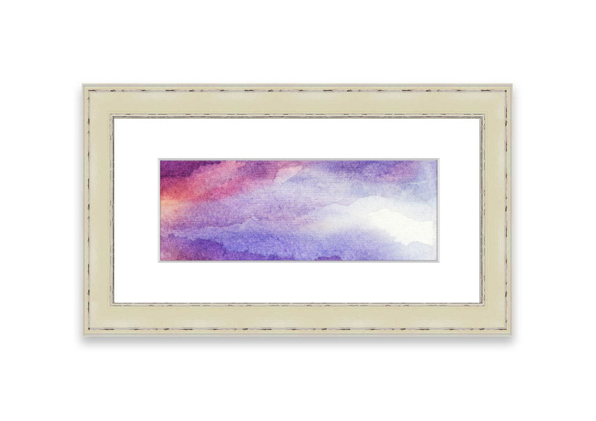 Framed print of 'As The Clouds Break', showcasing a beautiful Cornwall landscape with dramatic clouds.