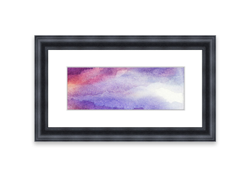 Framed print of 'As The Clouds Break', showcasing a beautiful Cornwall landscape with dramatic clouds.