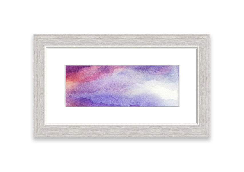 Framed print of 'As The Clouds Break', showcasing a beautiful Cornwall landscape with dramatic clouds.