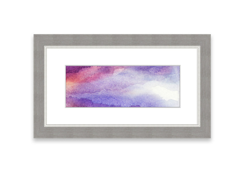 Framed print of 'As The Clouds Break', showcasing a beautiful Cornwall landscape with dramatic clouds.