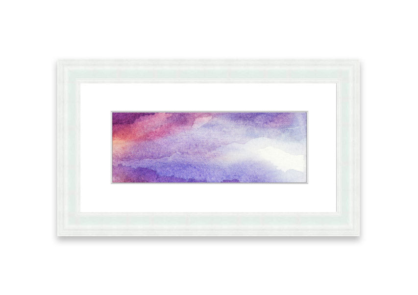 Framed print of 'As The Clouds Break', showcasing a beautiful Cornwall landscape with dramatic clouds.