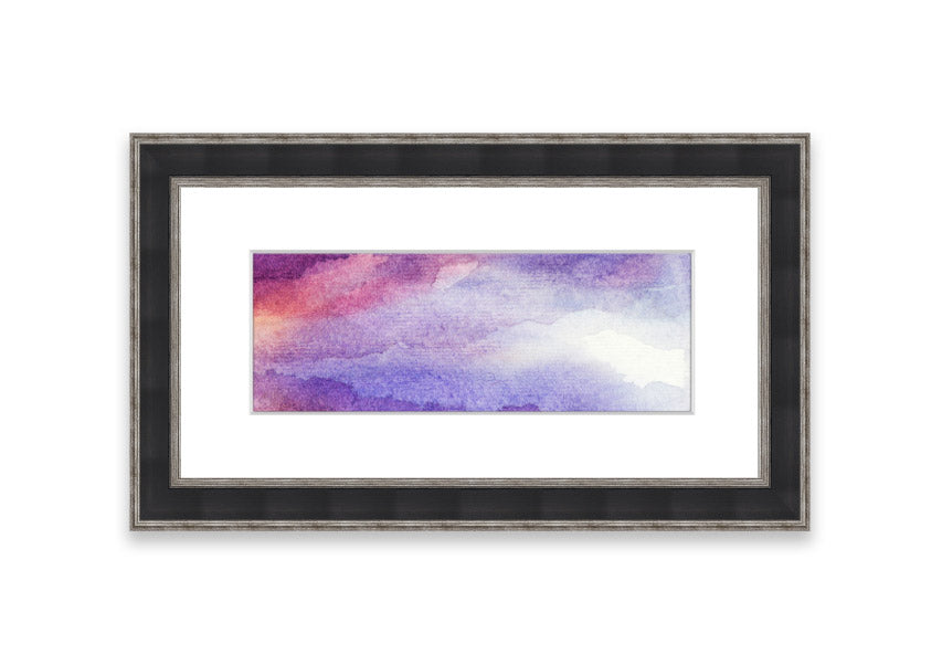 Framed print of 'As The Clouds Break', showcasing a beautiful Cornwall landscape with dramatic clouds.