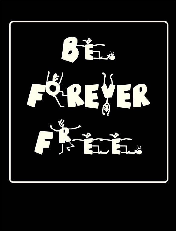 Be Forever Free Wall Art featuring modern design, high-quality matte, and vibrant colors, perfect for nursery decor.