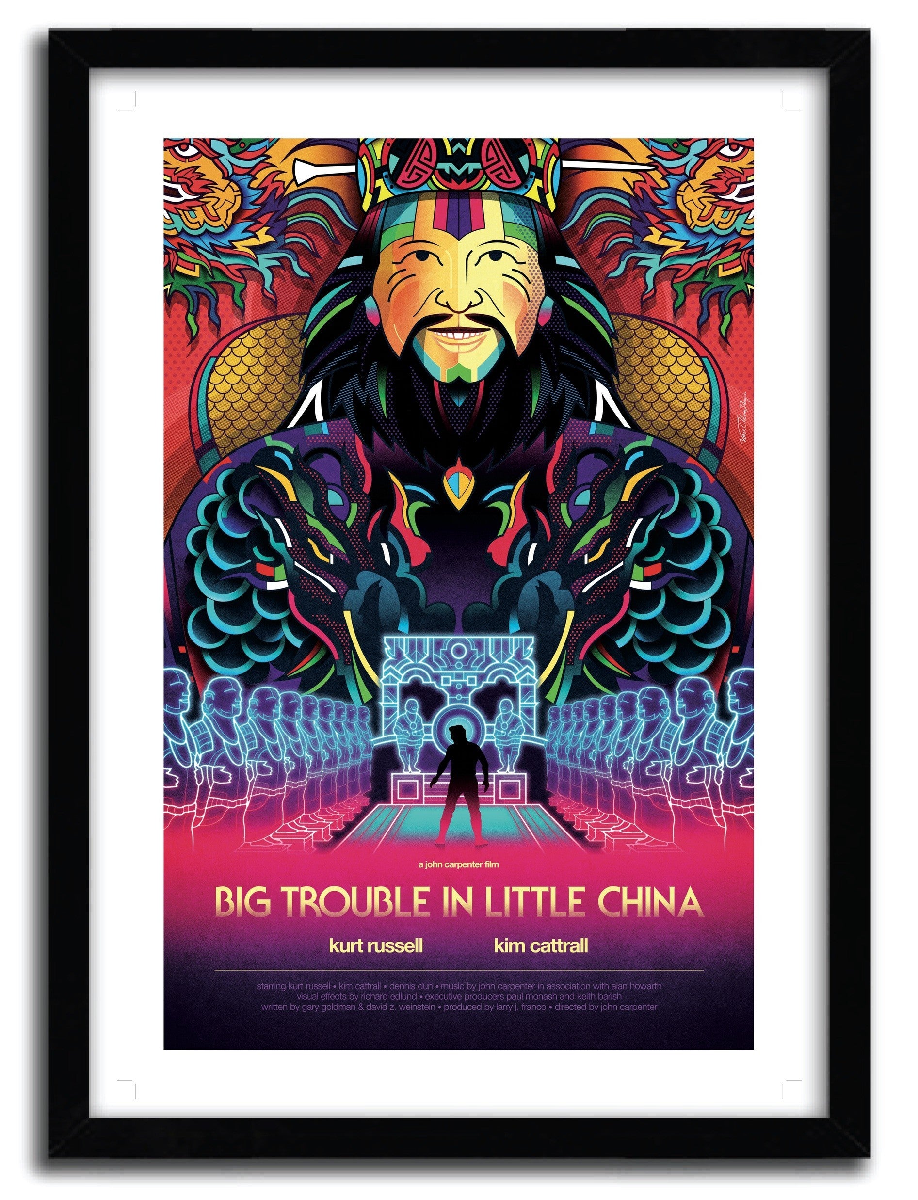 BIG TROUBLE by VAN ORTON, a limited edition art print on fine arts paper, showcasing vibrant colors and intricate details.