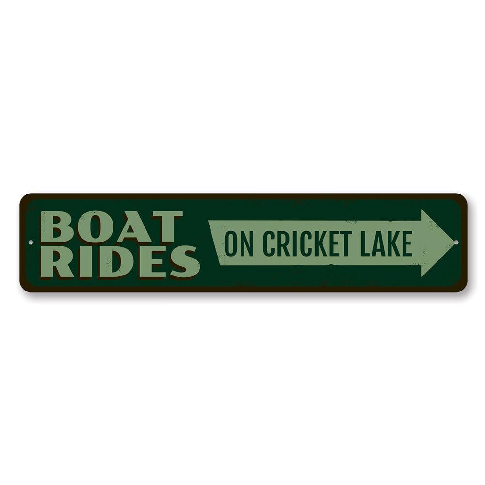 A beautifully crafted Boat House Sign made from durable aluminum, featuring customizable text and pre-drilled holes for easy mounting.