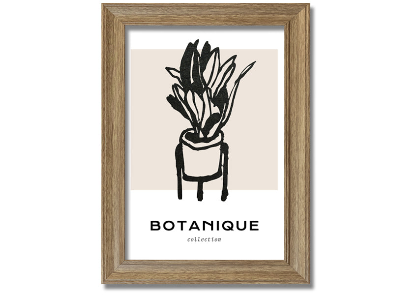 Elegant Botanique Flower Vase in multiple frame colors, handmade in the UK, ready to hang.