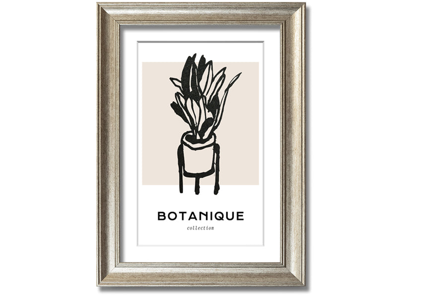 Elegant Botanique Flower Vase in multiple frame colors, handmade in the UK, ready to hang.