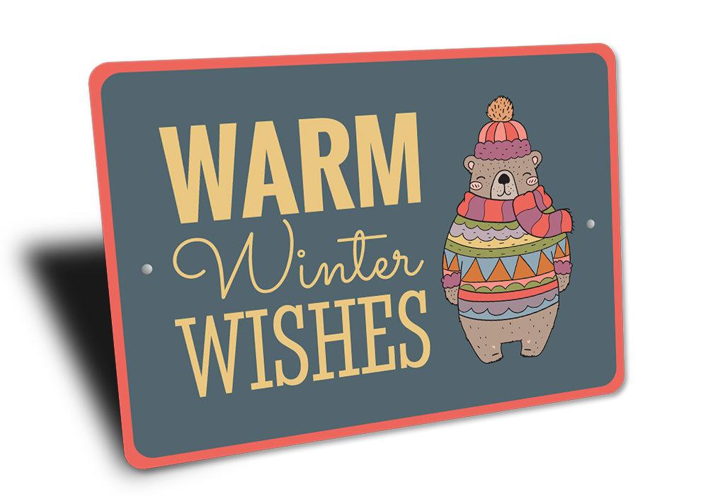 A festive Christmas Bear Sign featuring a cheerful bear design, perfect for holiday decorations and personalized gifts.