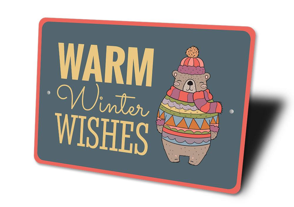 A festive Christmas Bear Sign featuring a cheerful bear design, perfect for holiday decorations and personalized gifts.