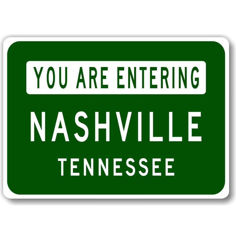 Customizable City Entrance Sign made from high-quality aluminum, featuring pre-drilled holes for easy mounting.