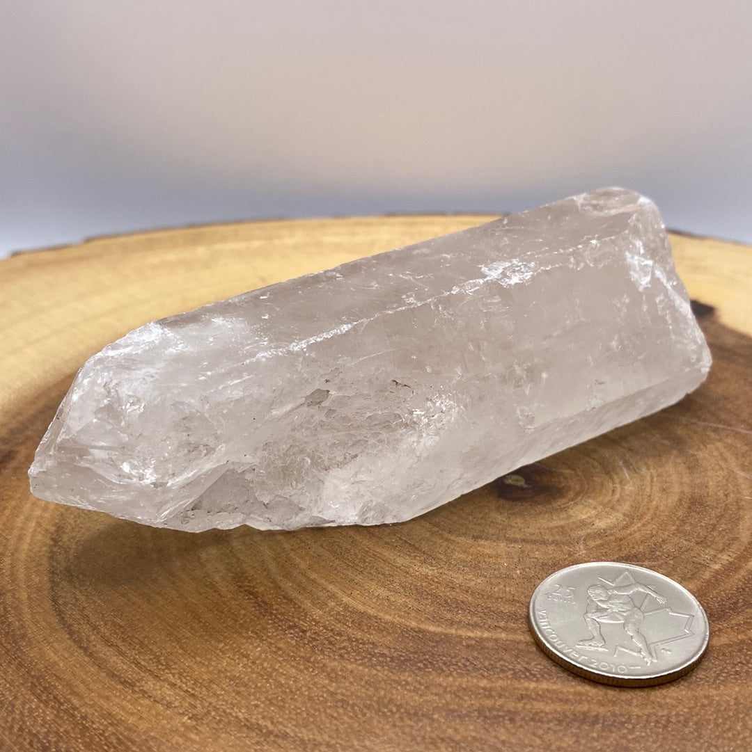 A beautiful arrangement of Clear Quartz Clusters showcasing their natural formations and sparkling clarity.