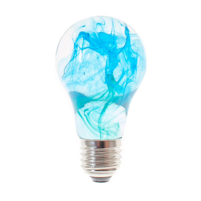 EP LIGHT - Memory smoke-effect LED bulb showcasing unique colors and design, perfect for indoor and outdoor decoration.