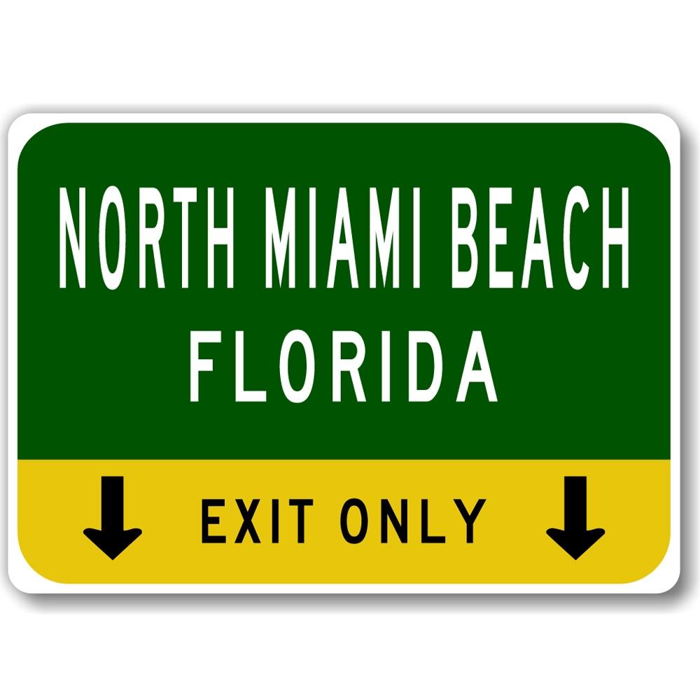 Exit Only City Limit Sign made of durable aluminum, featuring customizable text and pre-drilled holes for easy mounting.