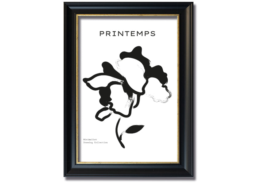 A beautifully framed print of floral petals, showcasing vibrant colors and intricate details, ready to hang on the wall.