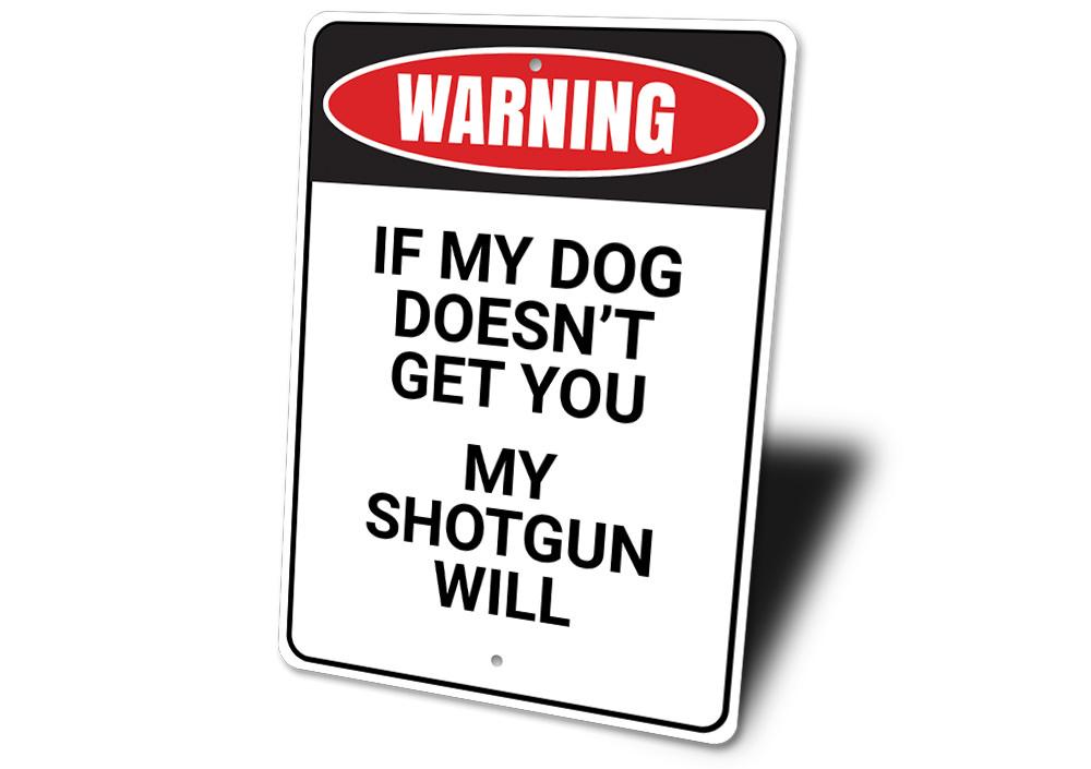 A humorous Funny Trespassers Sign made of aluminum, featuring a playful design suitable for indoor or outdoor display.