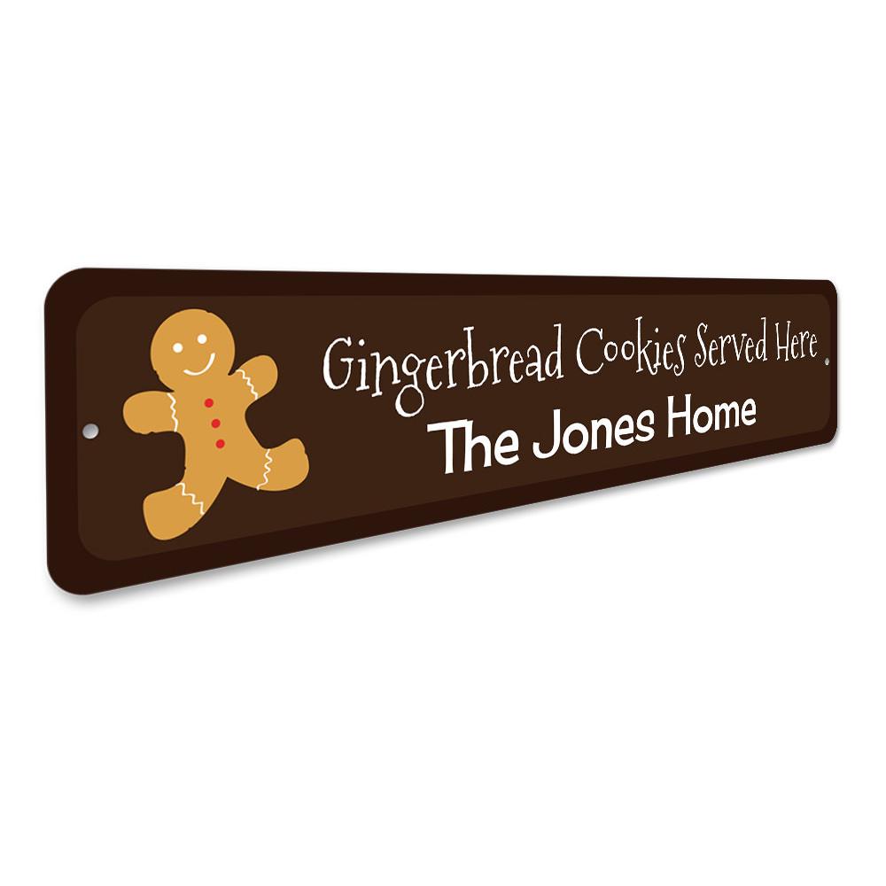 A festive Gingerbread Cookies Sign featuring vibrant colors and holiday-themed design, perfect for Christmas decorations.