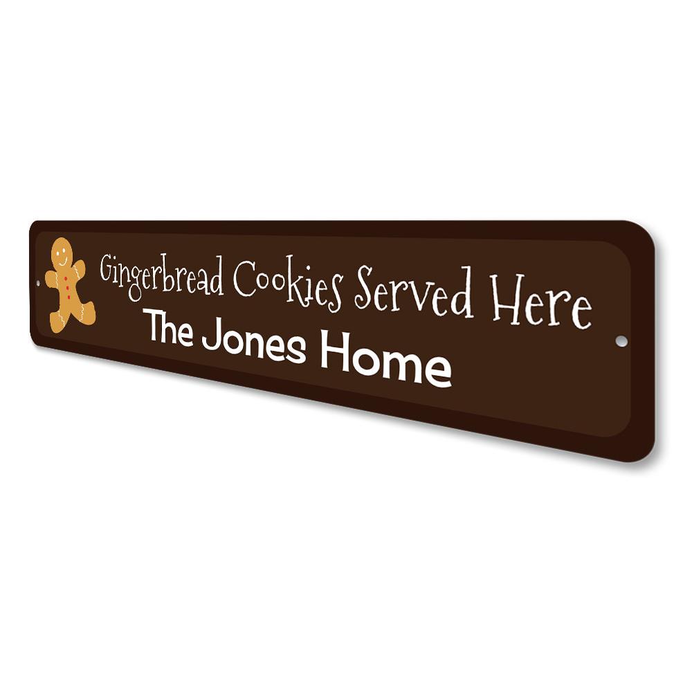 A festive Gingerbread Cookies Sign featuring vibrant colors and holiday-themed design, perfect for Christmas decorations.