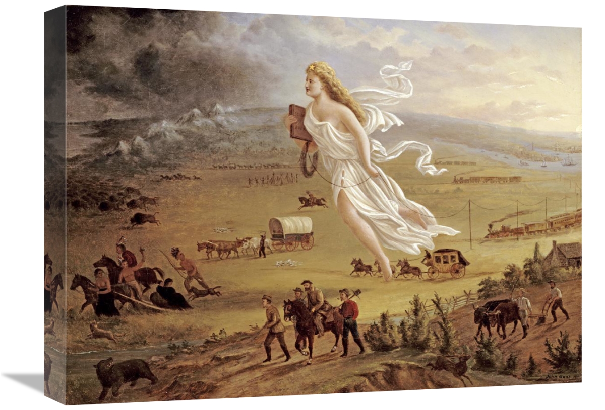 "Personification of Manifest Destiny painting"