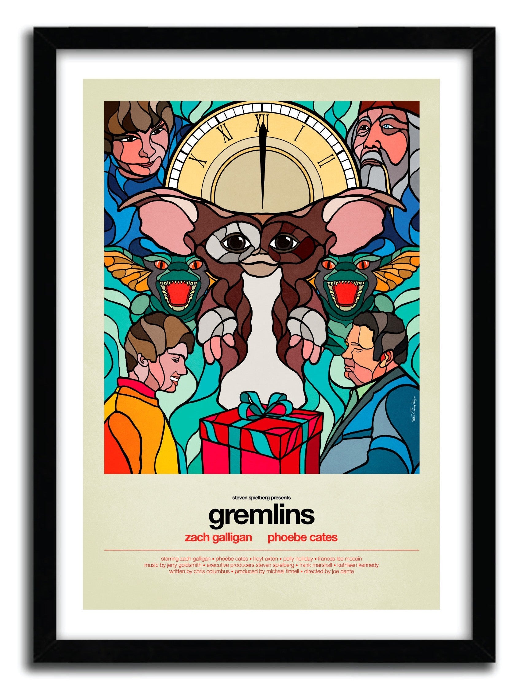 Limited edition GREMLINS artwork by VAN ORTON, printed on fine arts paper with vibrant colors.