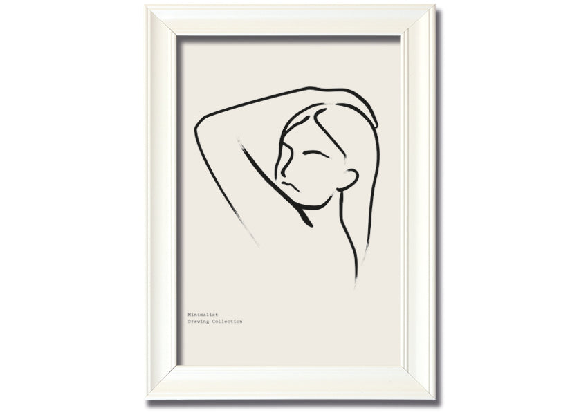 Hand Over Head framed print showcasing unique artistic design in a stylish frame, ready to hang.