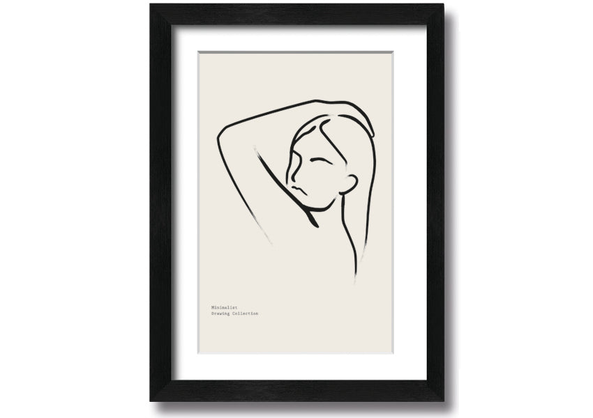 Hand Over Head framed print showcasing unique artistic design in a stylish frame, ready to hang.