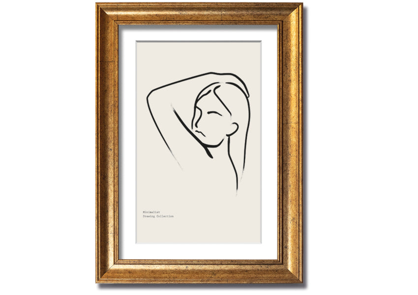 Hand Over Head framed print showcasing unique artistic design in a stylish frame, ready to hang.