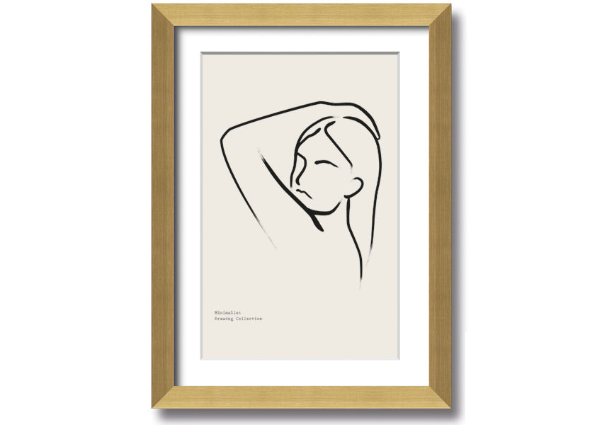 Hand Over Head framed print showcasing unique artistic design in a stylish frame, ready to hang.