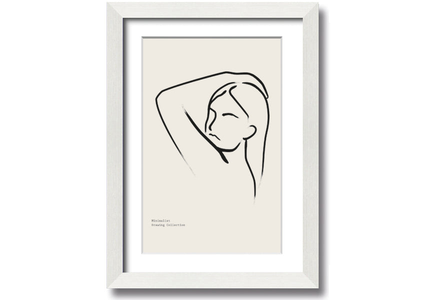 Hand Over Head framed print showcasing unique artistic design in a stylish frame, ready to hang.