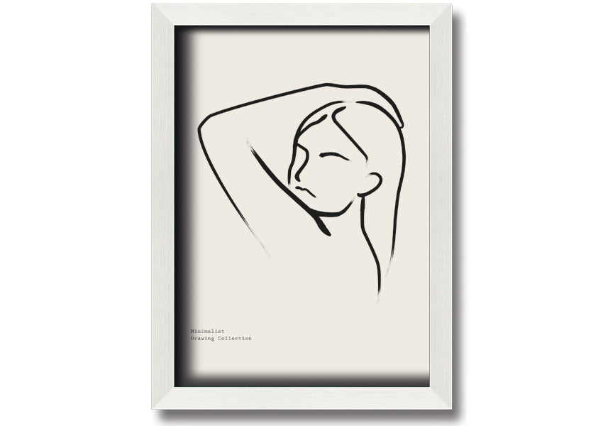 Hand Over Head framed print showcasing unique artistic design in a stylish frame, ready to hang.