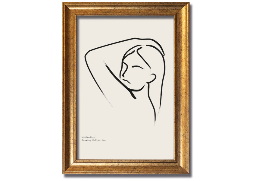 Hand Over Head framed print showcasing unique artistic design in a stylish frame, ready to hang.