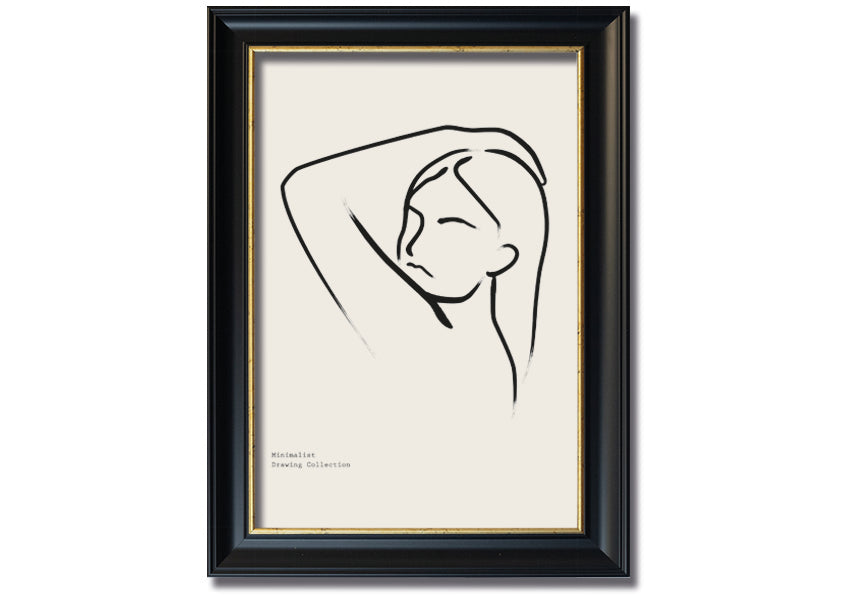 Hand Over Head framed print showcasing unique artistic design in a stylish frame, ready to hang.