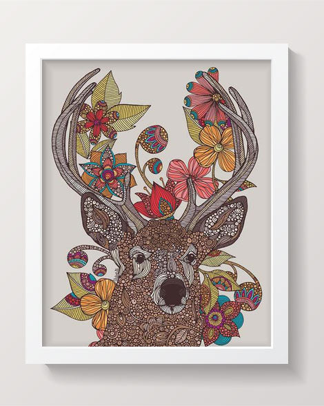 A beautiful artwork titled 'Hello my deer', printed on 8x10 photographic paper, showcasing vibrant colors and intricate details.